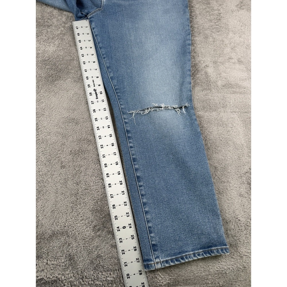 Good American Jeans Womens 18 Good Classic Light Wash Blue High Rise - Picture 7 of 7